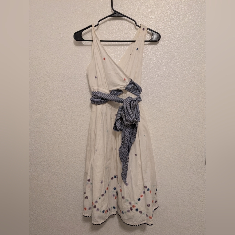Anthropologie Maeve Embroidered Dress